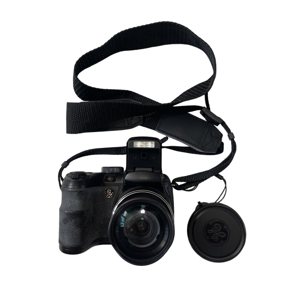GE X400 Bridge Digital Camera 14.1MP 15Optical Zoom Tested Working Cap WORKS